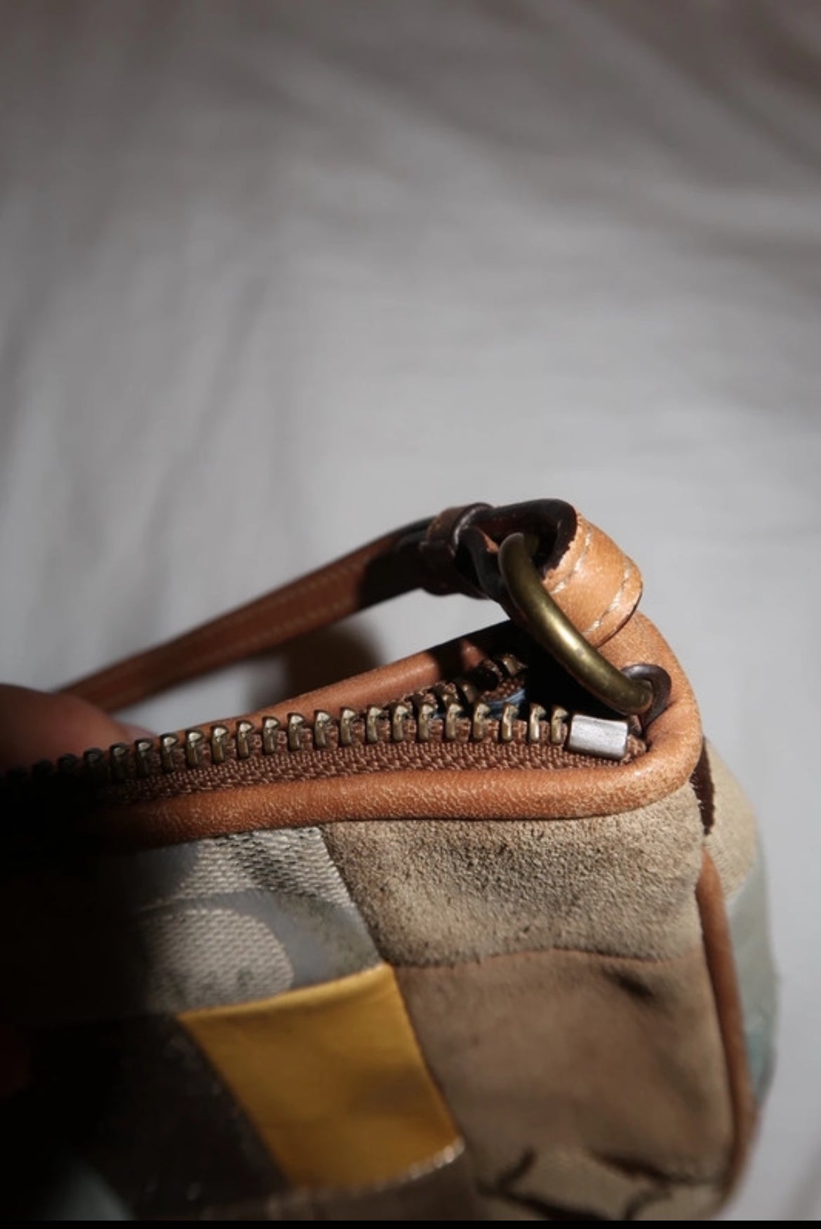 Винтидж Coach Patchwork Shoulder Чанта - Sunday West Boutique