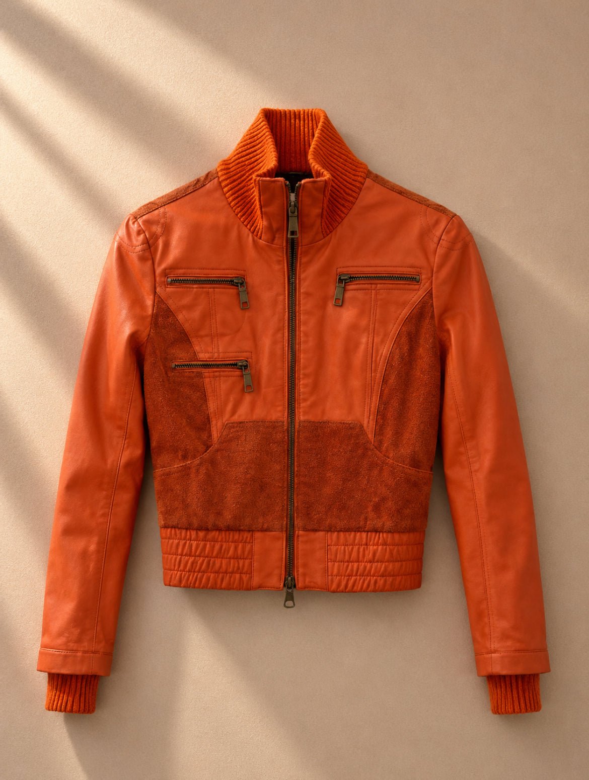 Винтидж кожено biker яке AnnaRita N - Sunday West Boutique