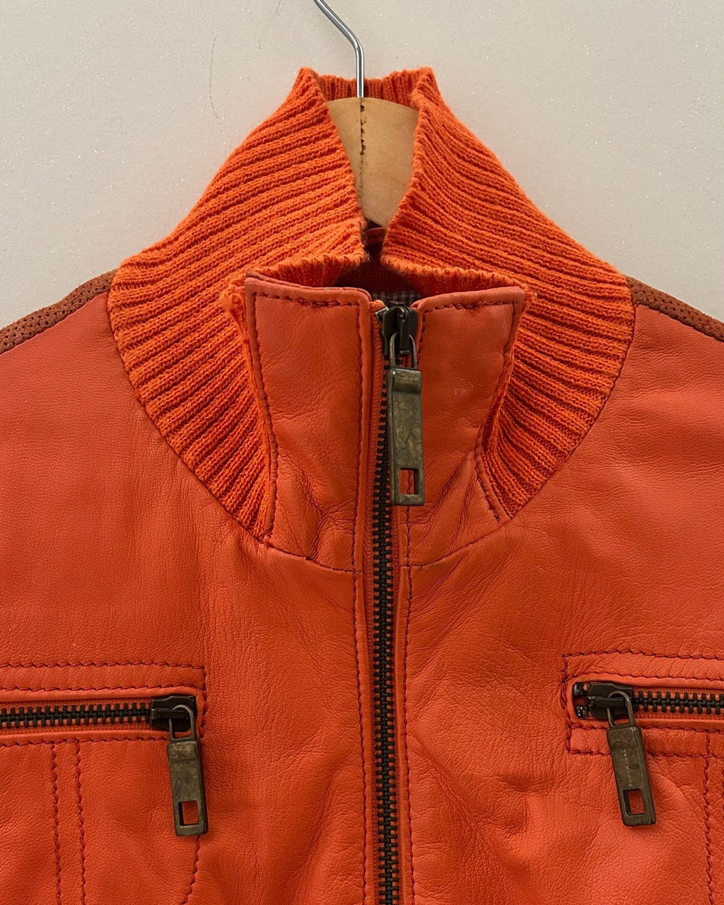 Винтидж кожено biker яке AnnaRita N - Sunday West Boutique