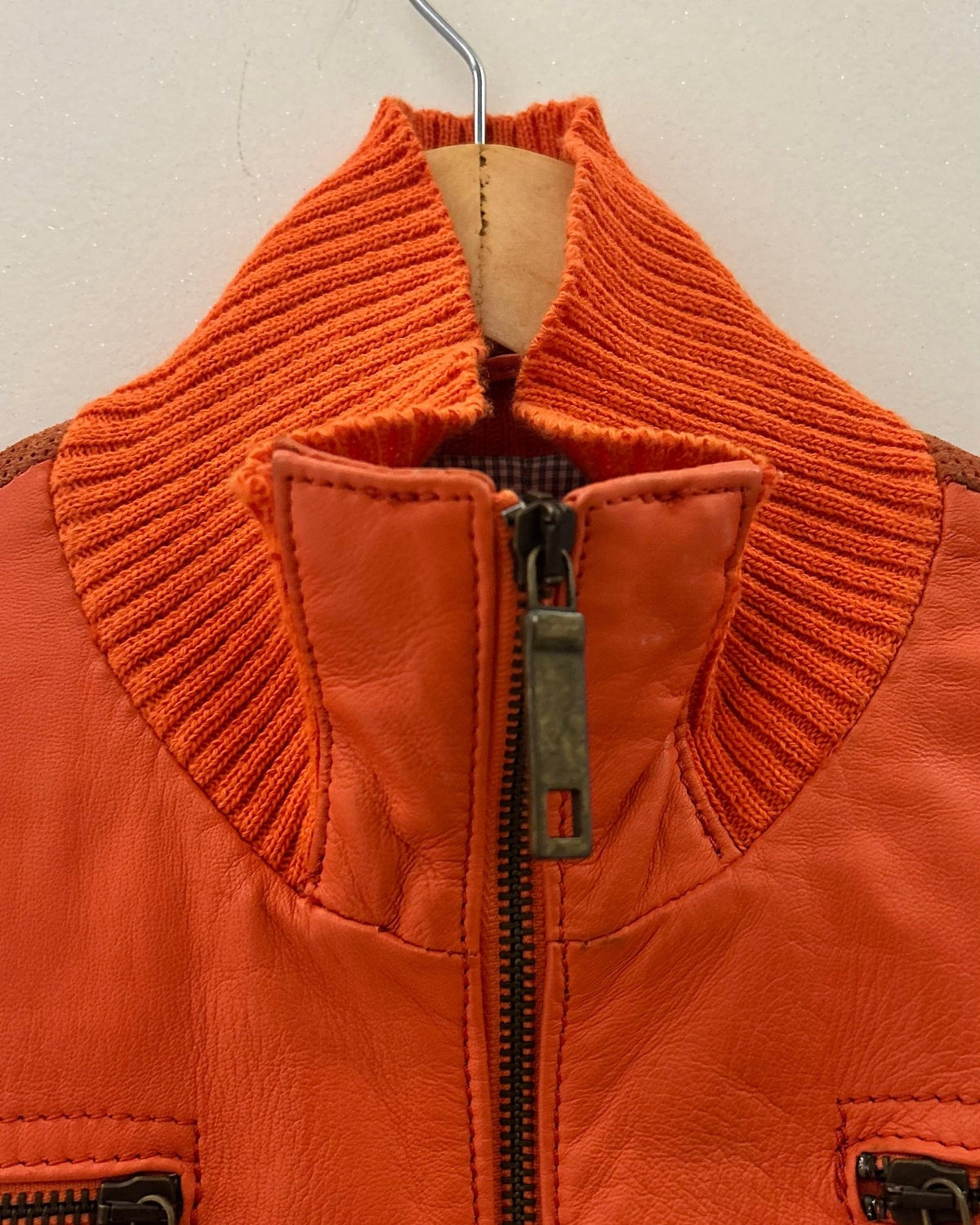 Винтидж кожено biker яке AnnaRita N - Sunday West Boutique