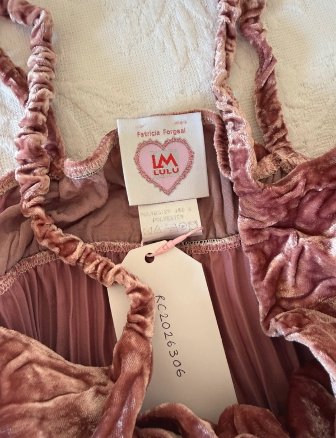 Винтидж LM Lulu плисирана сатенена рокля - Sunday West Boutique