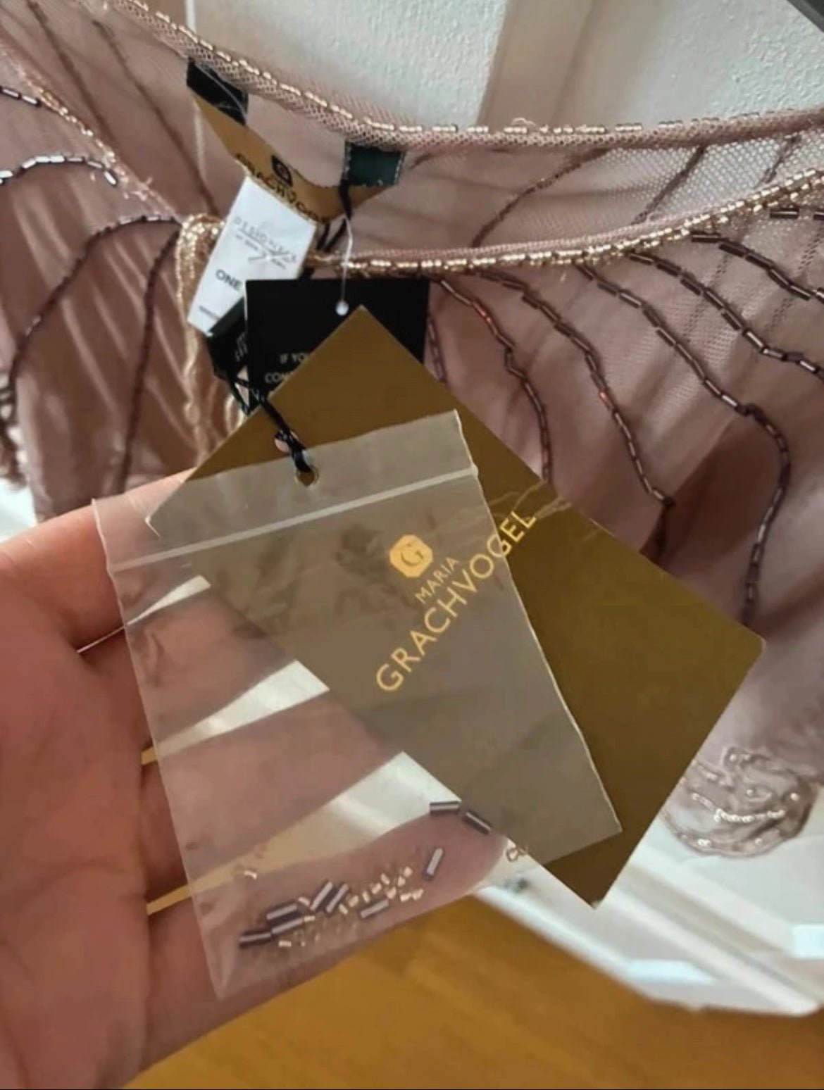 Винтидж пелерина Maria Grachvogel с мъниста - Sunday West Boutique