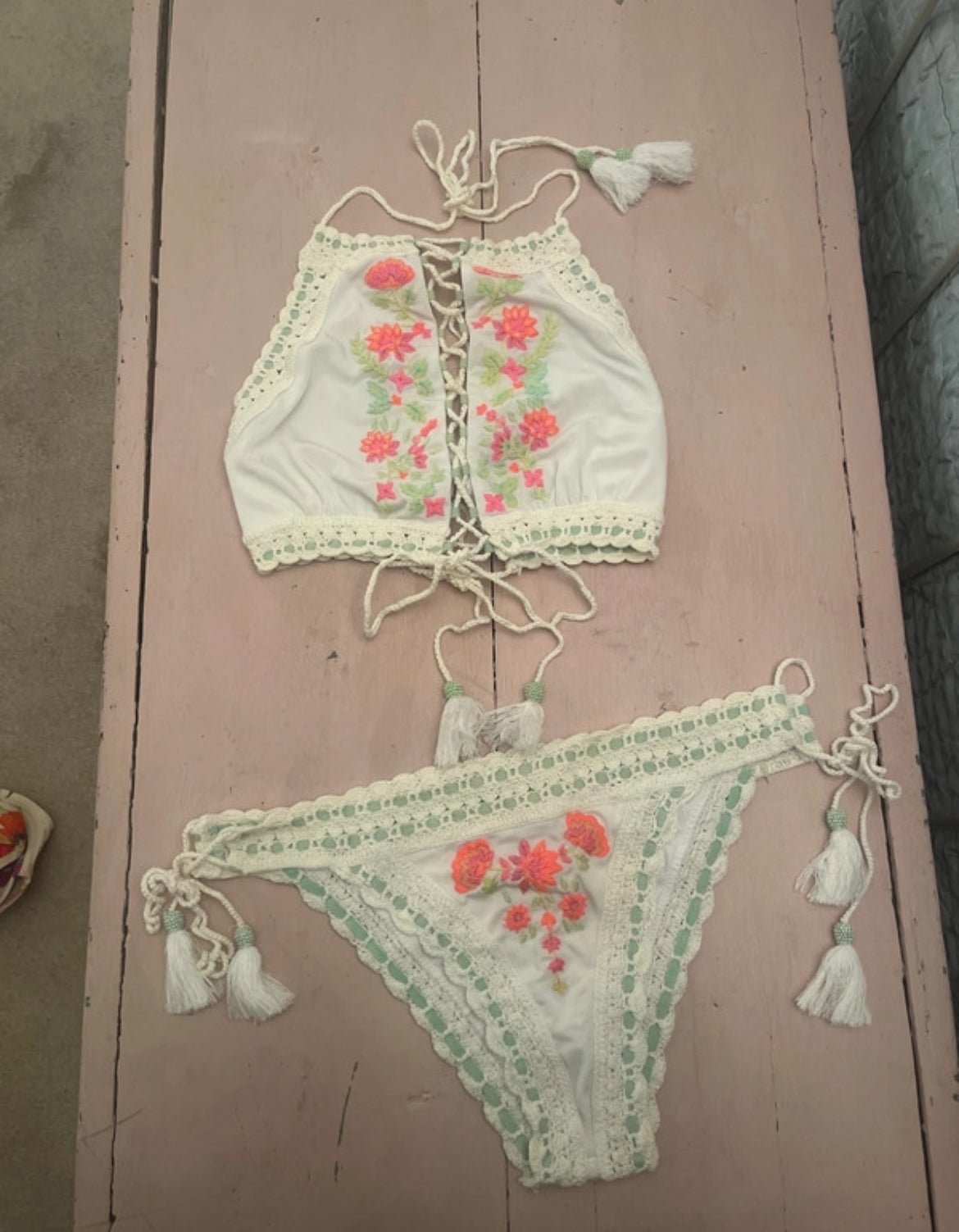 Винтидж плетен бански Rinikini - Sunday West Boutique