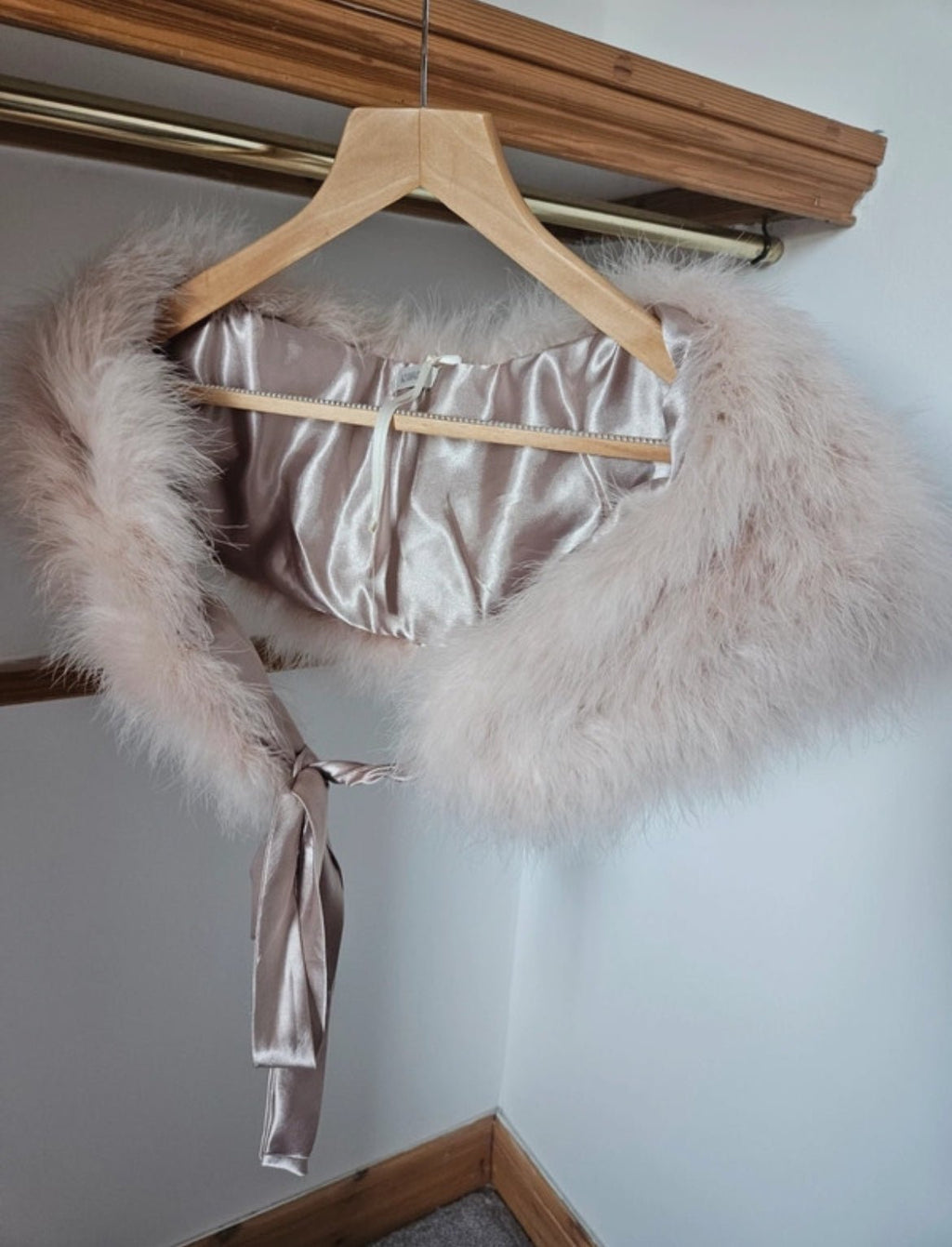 Винтидж пухкаво болеро Kaliko в пудрено розо - Sunday West Boutique