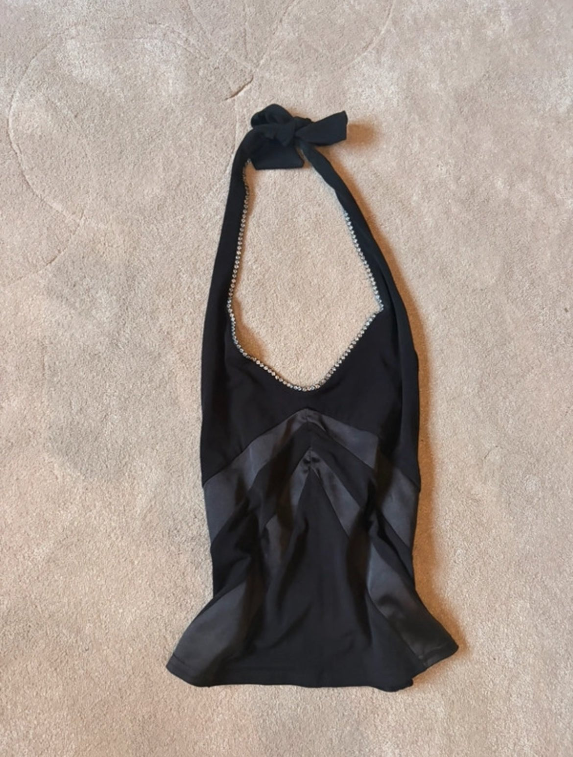 Винтидж River Island Y2K halter топ с кристали - Sunday West Boutique