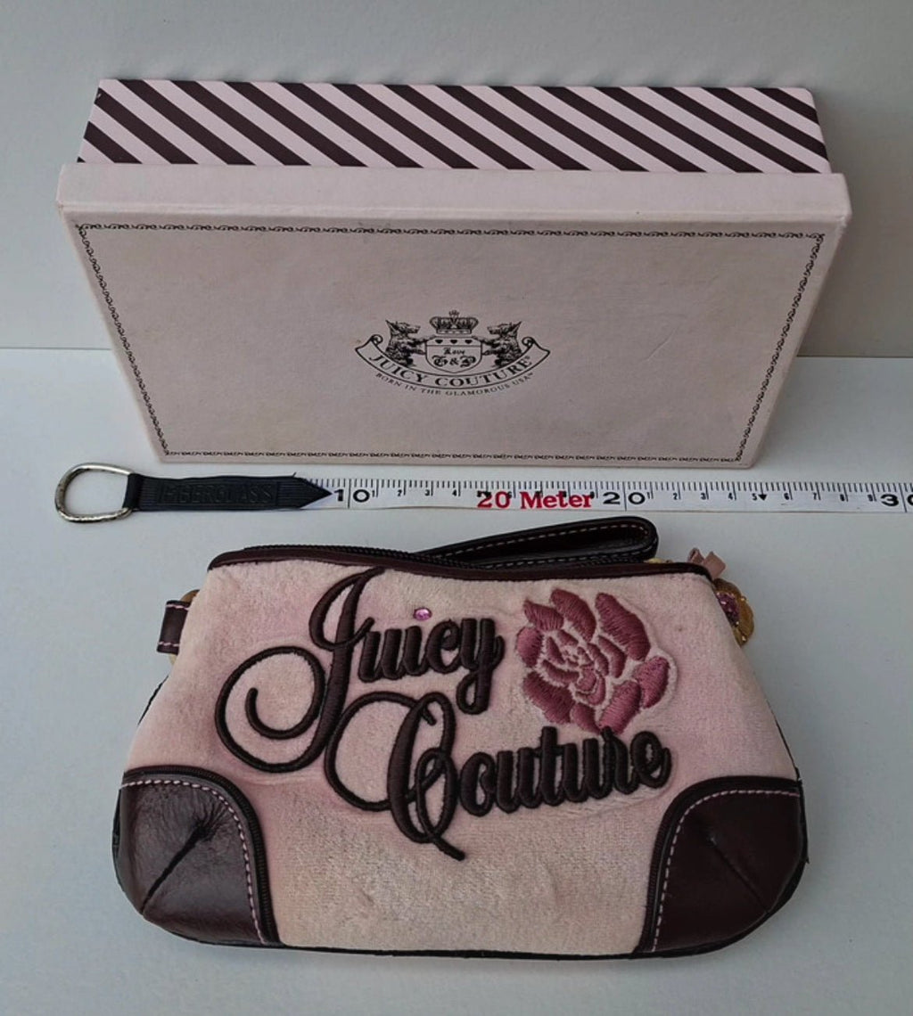 Винтидж Y2K Juicy Couture велурен wristlet - Sunday West Boutique