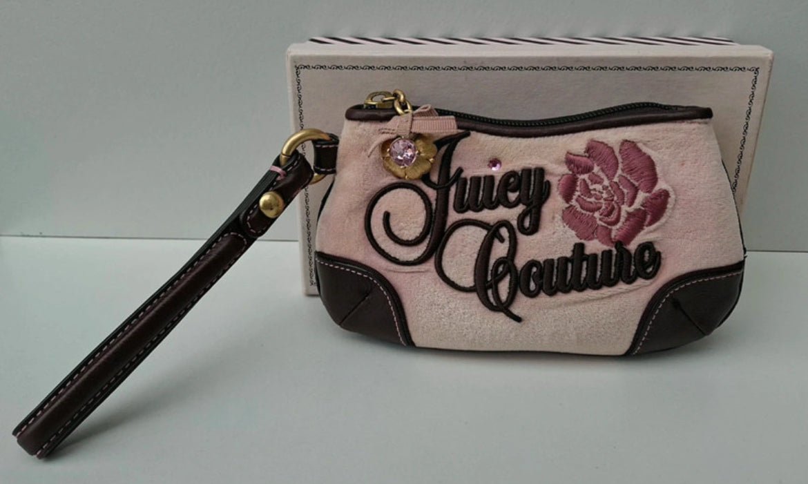 Винтидж Y2K Juicy Couture велурен wristlet - Sunday West Boutique