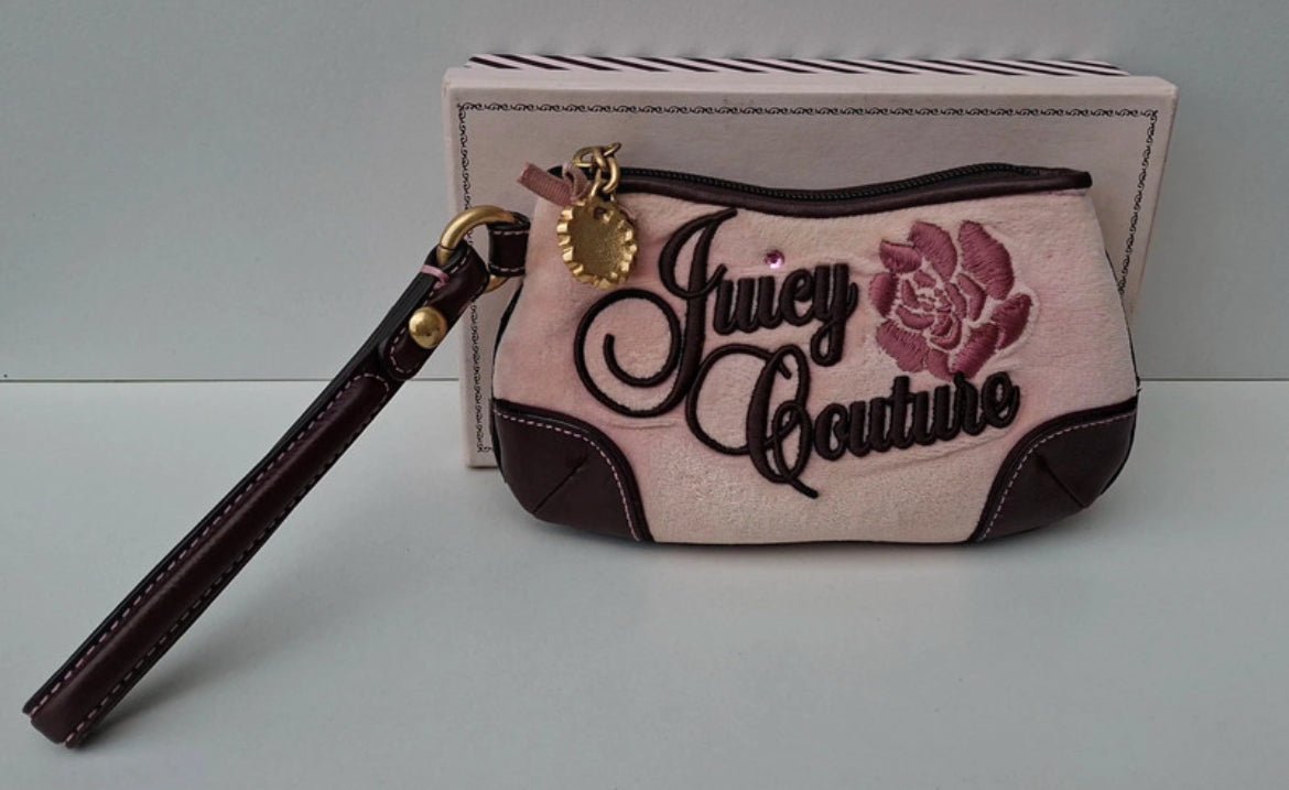 Винтидж Y2K Juicy Couture велурен wristlet - Sunday West Boutique