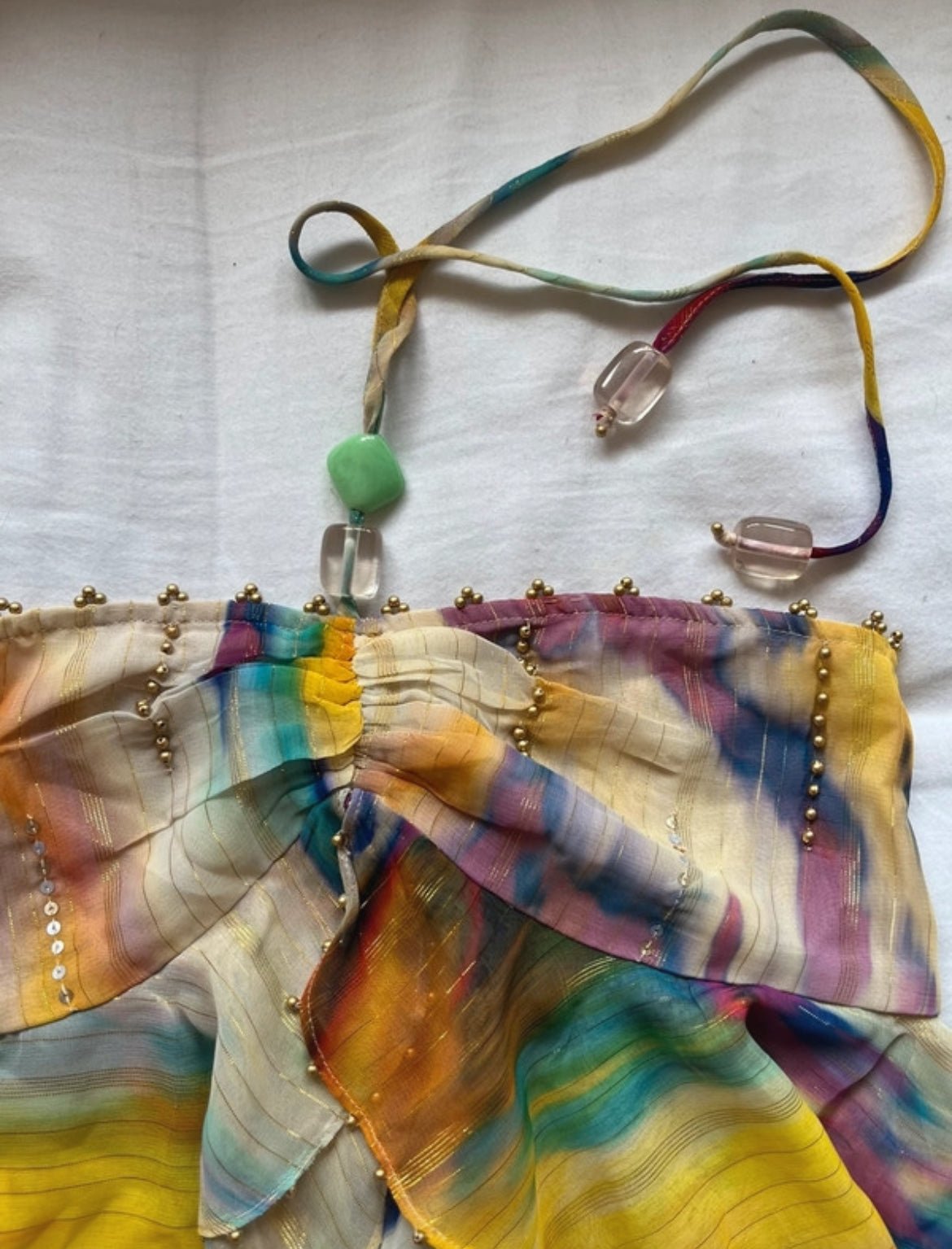 Винтидж Y2K River Island копринен halter топ - Sunday West Boutique
