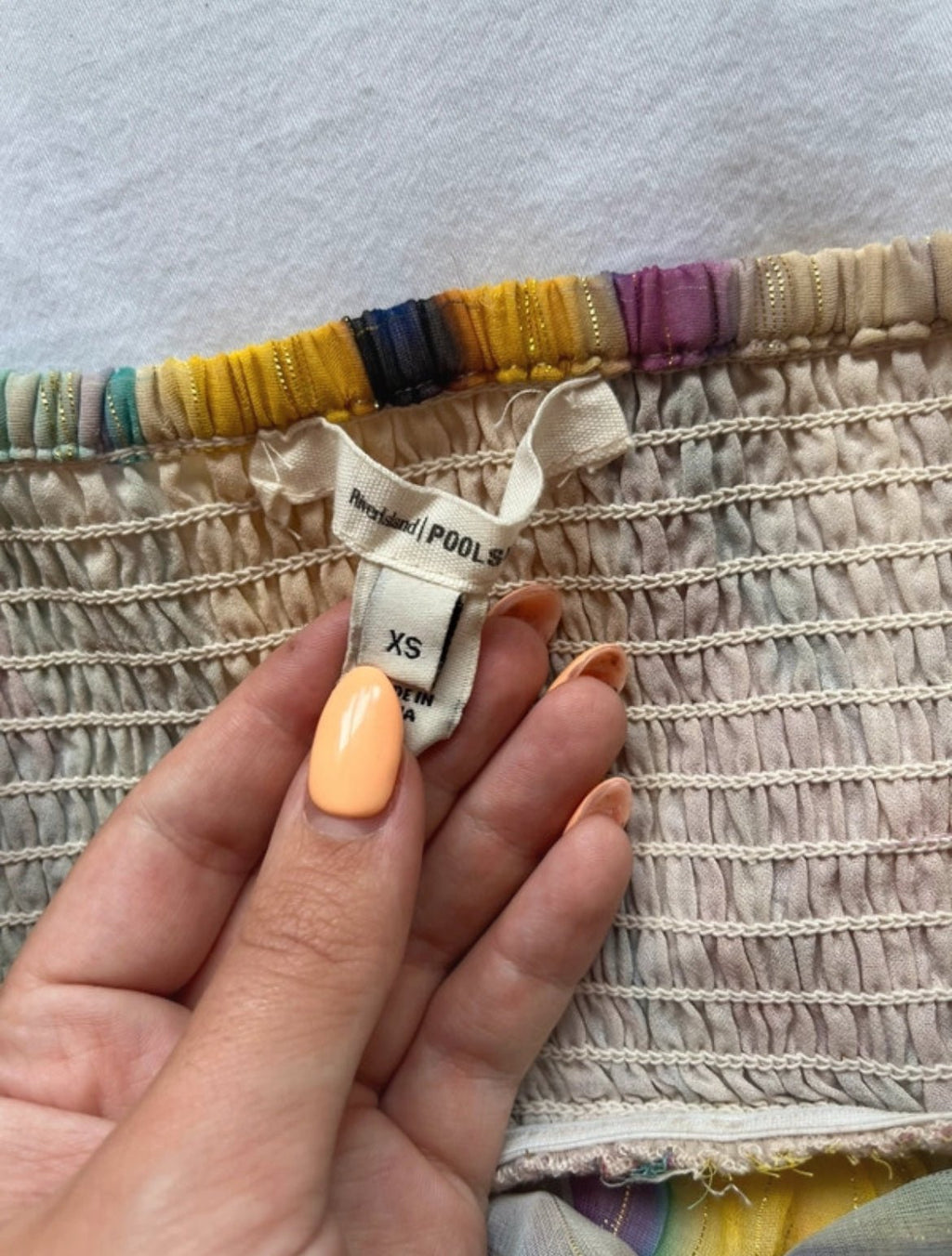 Винтидж Y2K River Island копринен halter топ - Sunday West Boutique