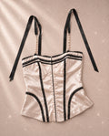 Винтидж Y2K сатенен корсет Dorothy Perkins с перли и дантела - Sunday West Boutique