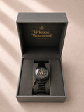 Vivienne Westwood Time Machine черен часовник с Orb и ключ charm - Sunday West Boutique