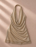 Zara кристална мини рокля с отворен гръб - Sunday West Boutique